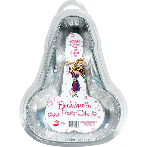 Bachelorette Peter Party Cake Pan Large 2Pk Bachelorette Peter Party Cake Pan Large 2Pk
