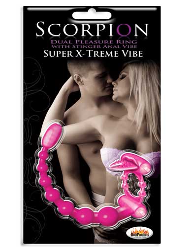 Super Xtreme Vibe - Scorpion With Dual Stinger Anal Vibe - Magenta