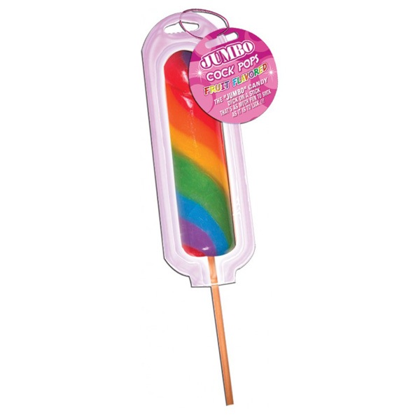 Rainbow Jumbo Cock Open Stock Rainbow Jumbo Cock Open Stock