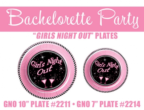 Bachelorette 7" Plates 10 Pcs