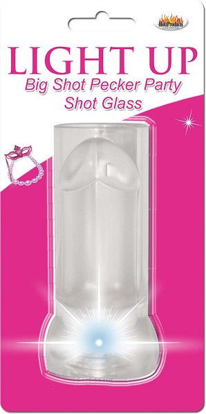 Bachelorette Party Big Shot Light Up Party Shot Glass With String