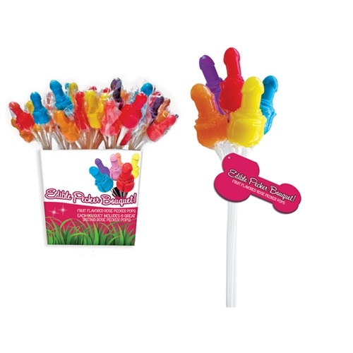 Pecker Candy Bouquet 72Pc Pail Display Pecker Candy Bouquet 72Pc Pail Display