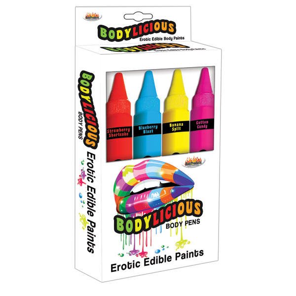 Bodylicious Edible Body Pens 4Pk