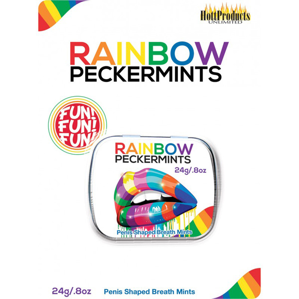 Rainbow Peckermints In A Tin