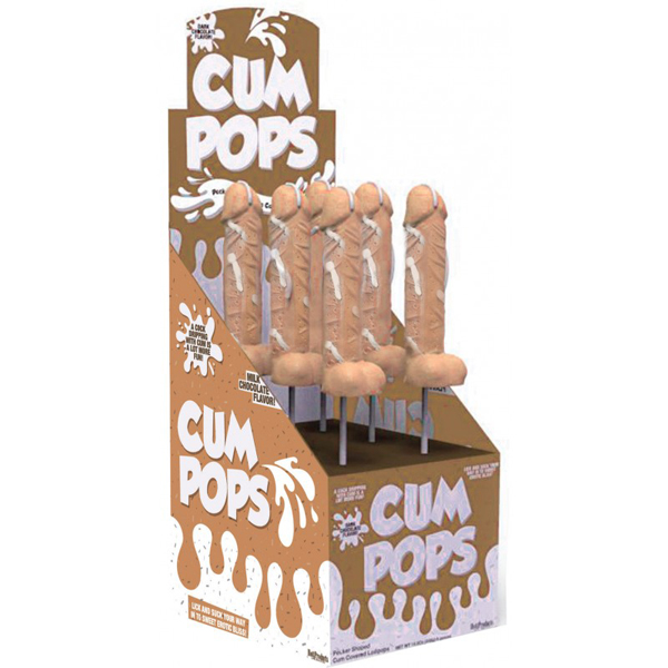 Cum Cock Pops Milk Chocolate 6Ct
