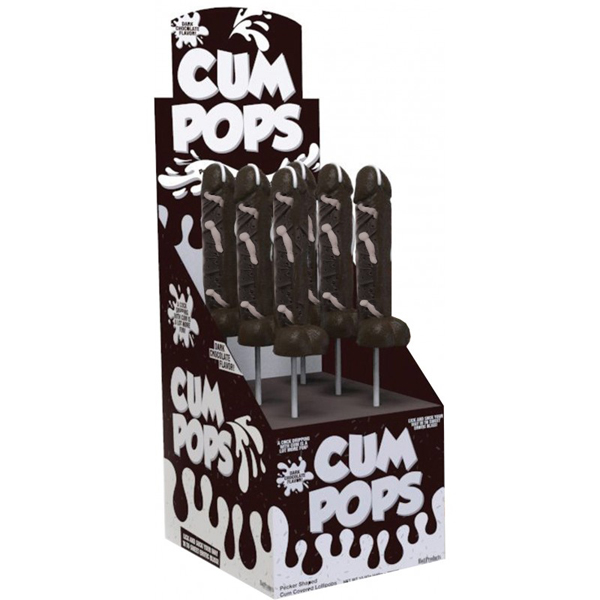 Cum Cock Pops Dark Chocolate 6Ct