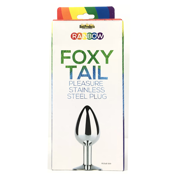Rainbow Foxy Tail Plug