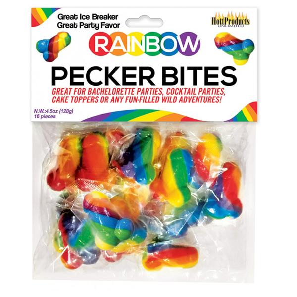 Rainbow Pecker Bites Candy