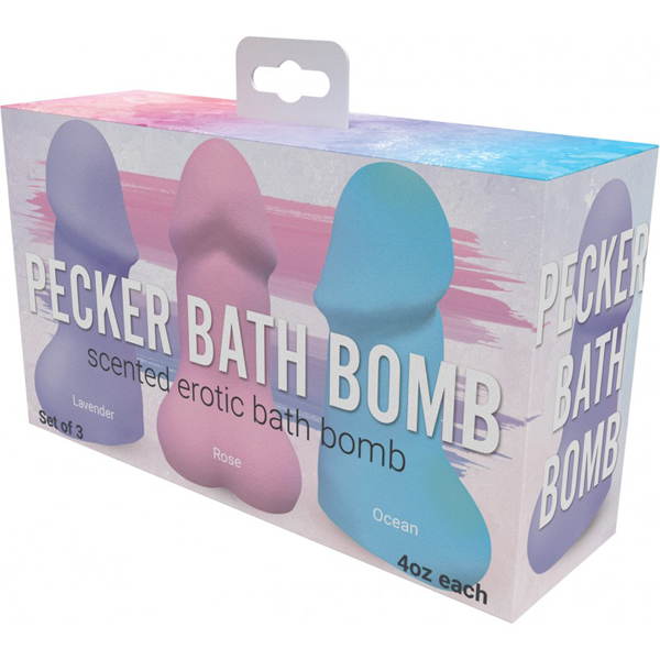 Pecker Bath Bomb 3Pk Jasmine