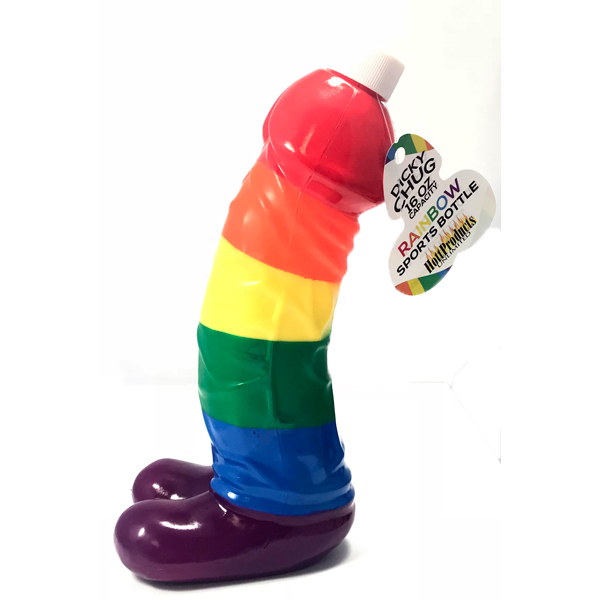 Rainbow Dicky Chug Sports Bottle Rainbow Dicky Chug Sports Bottle