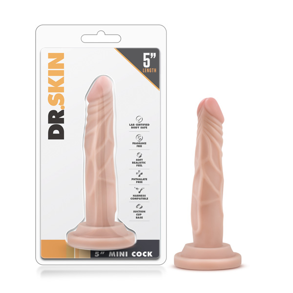 Dr. Skin 5" Mini Cock Beige