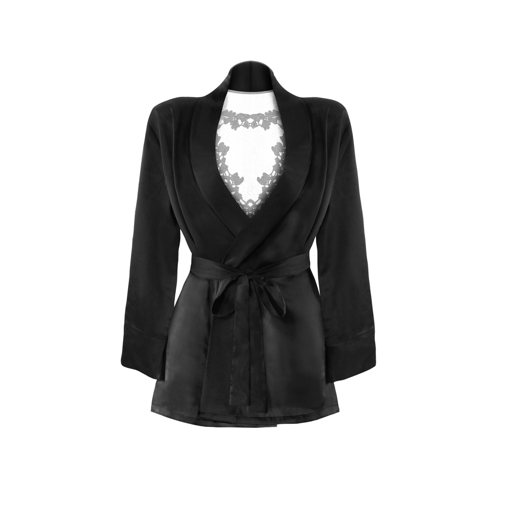 Satin Doll Dressing Robe - S/M (Garment Only - No Box)