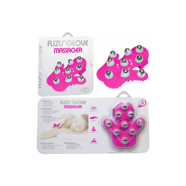 Fuzu Glove Massager Pink