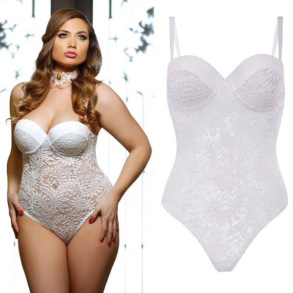 Pola Push Up Cup Lace Teddy - 3X (Garment Only - No Box)