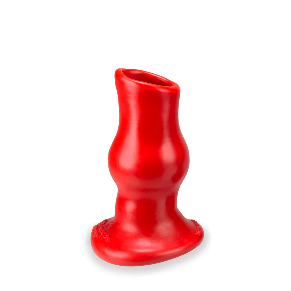 Pig Hole Deep-1 Hollow Plug Red