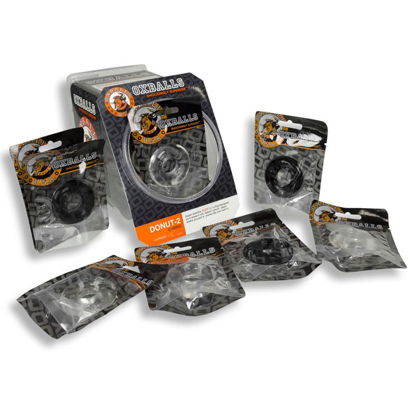 Do-Nut 2 20Ct Display Black/Clear