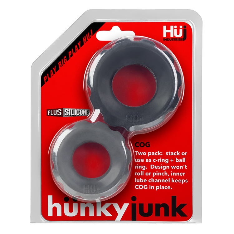 Cog 2-Size C-Rings By Hunkyjunk Tar/Stone