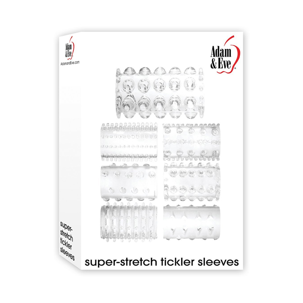 A&E Super Stretch Tickler Sleeves Clear