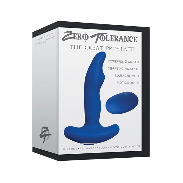 The Great Prostate Vibrating Massager Blue