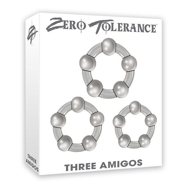 Three Amigos 3 Beaded Cock Rings