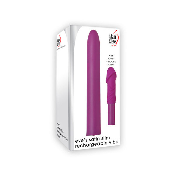 A&E Eve's Satin Slim Rechargeable Vibe