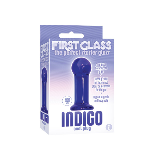 The 9's - First Glass Indigo Anal Plug