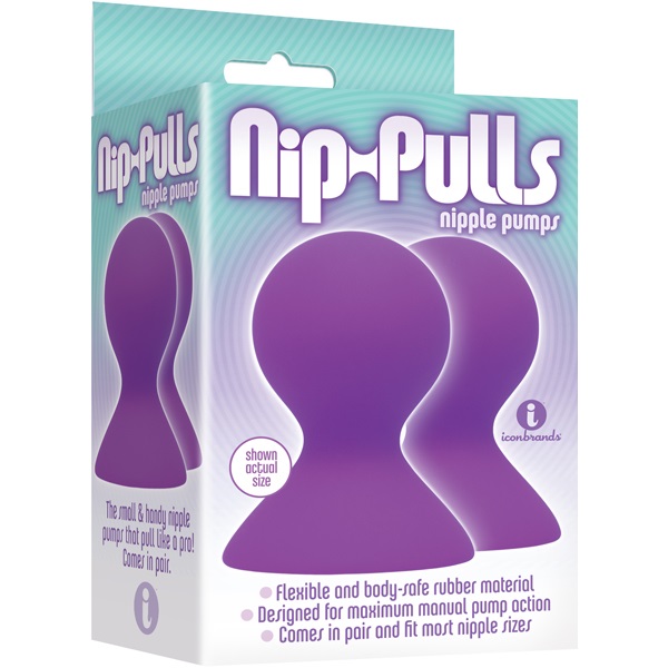 The 9's Silicone Nip-Pulls Violet