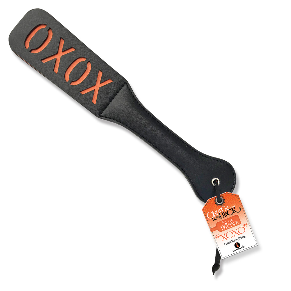 The 9's Orange Is The New Black Slap Paddle XOXO The 9's Orange Is The New Black Slap Paddle XOXO