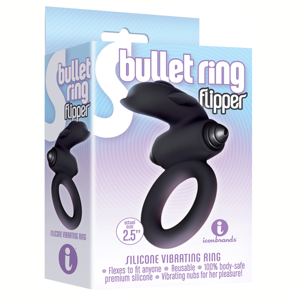 The 9's S-Bullet Ring Flipper Silicone