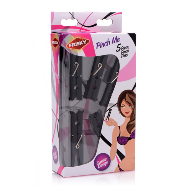 Frisky Pinch Me Pins Black