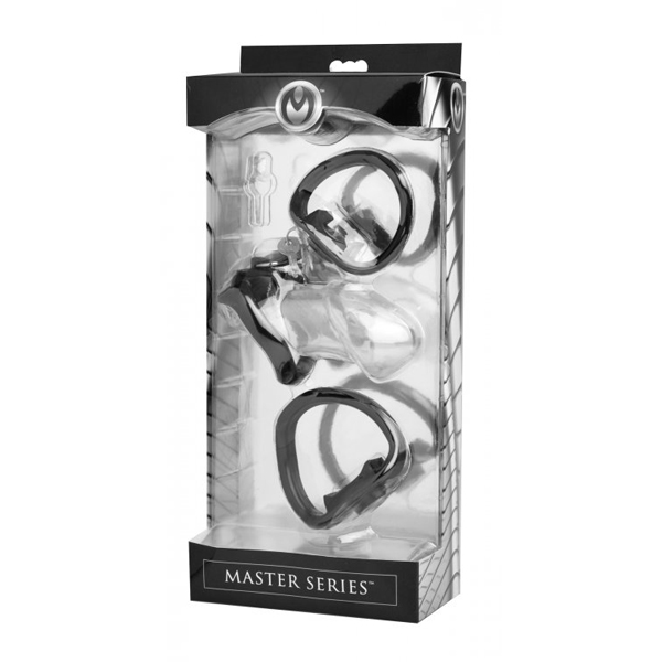 Master Series Rikers Locking Chastity Cage