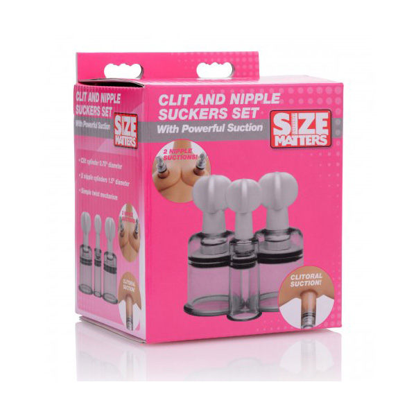Size Matters Clit And Nipple Suckers Set