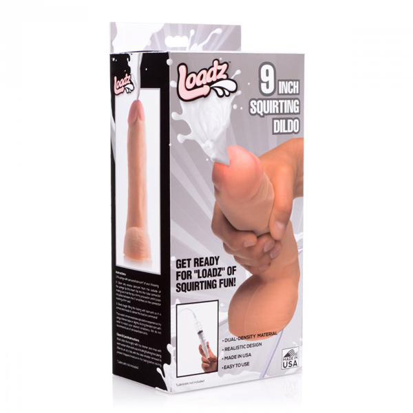 Loadz Dual Density Squirt Cock 9"