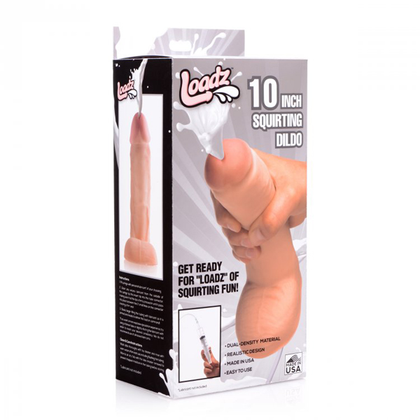 Loadz Dual Density Squirt Cock 10"