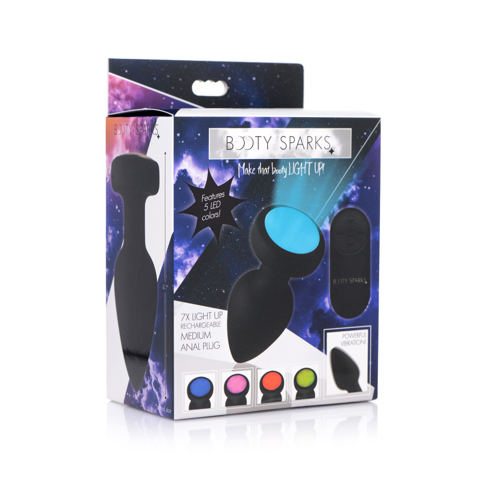 Booty Sparks 7X Light Up Rechargeable Anal Plug Medium