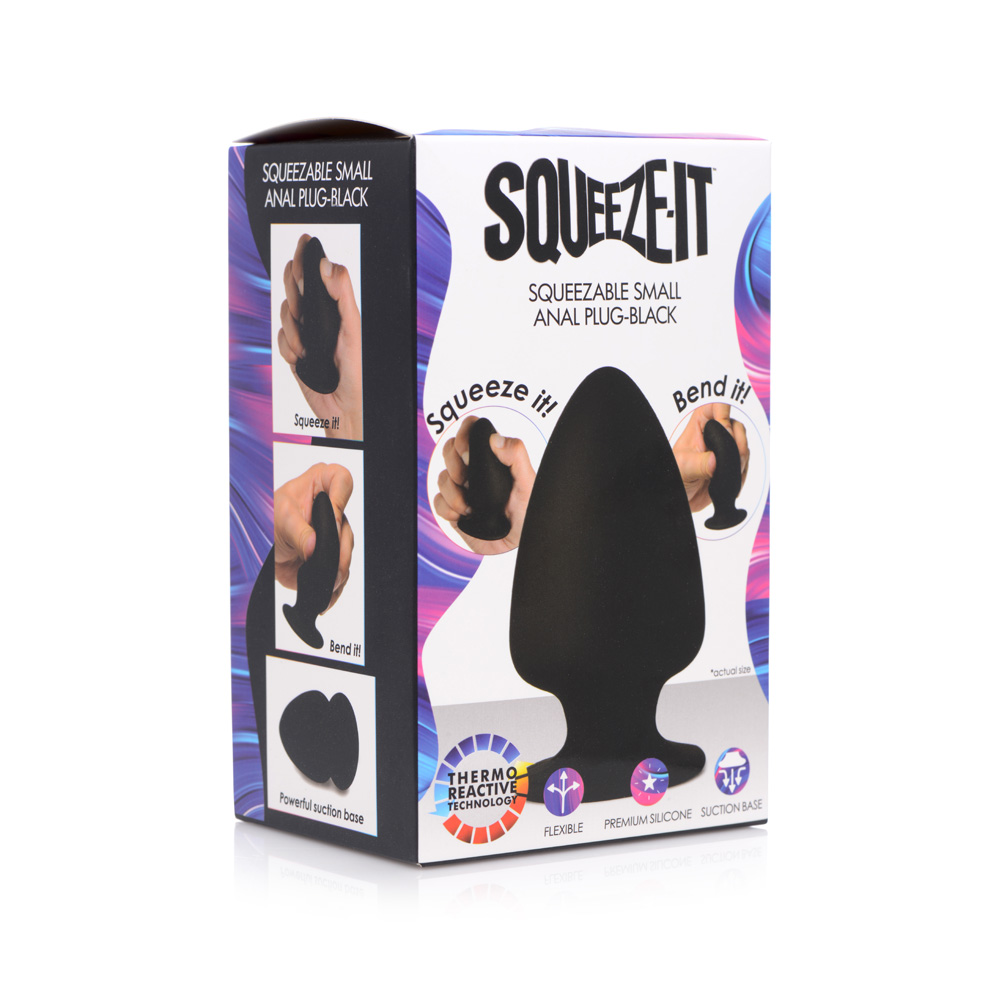 Squeeze-It Squeezable Silicone Anal Plug Small