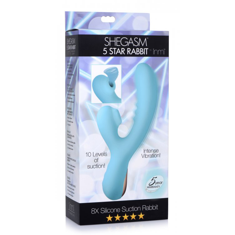 Inmi 8X Silicone Suction Rabbit Teal