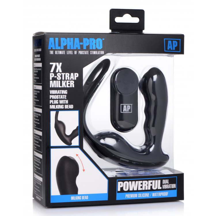 Alpha-Pro 7X P-Strap Milking And Vibrating Prostate Stimulator