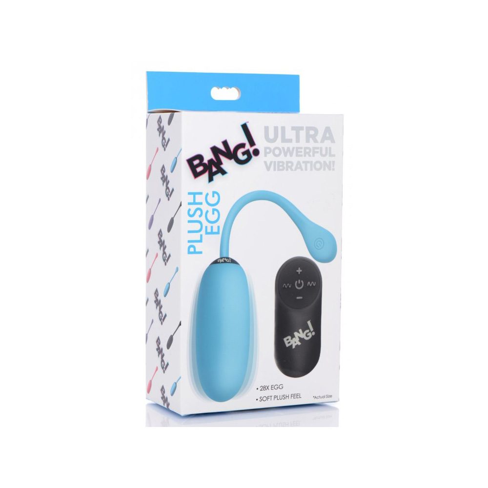 Bang! 28X Plush Egg & Remote Control Blue