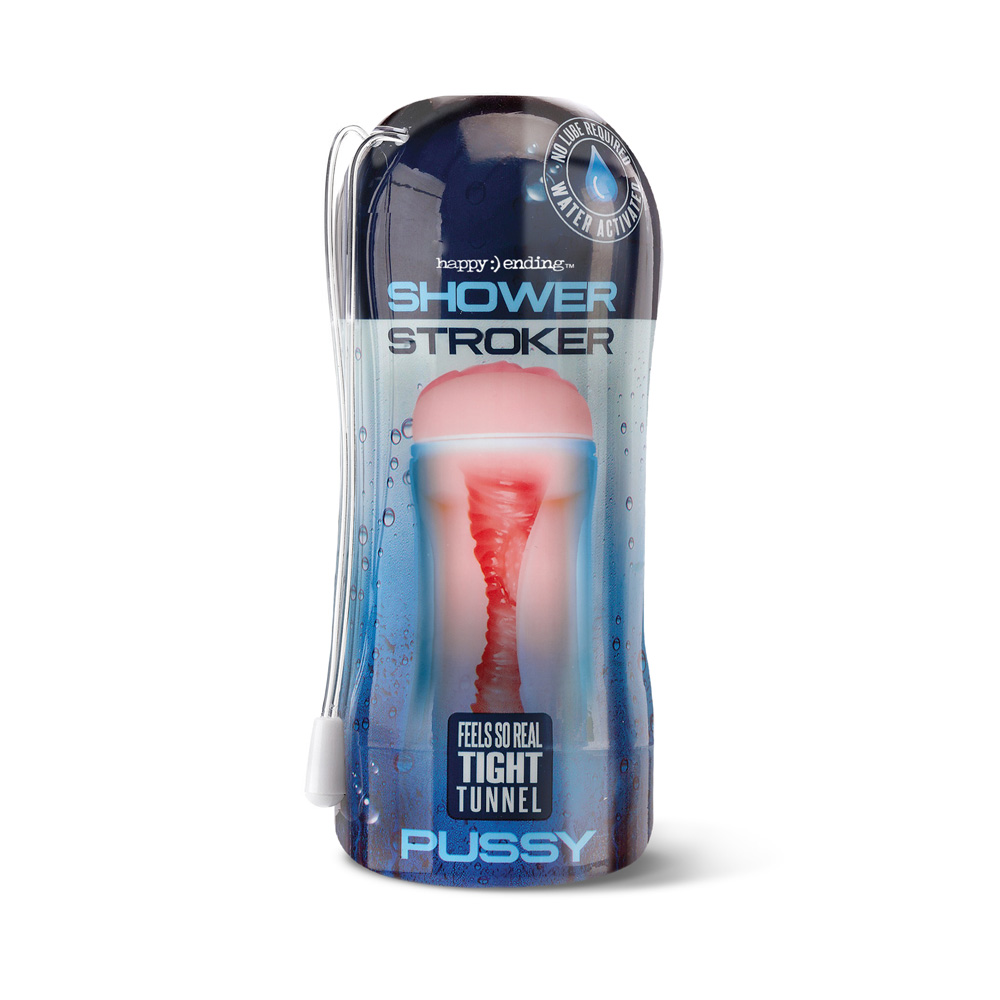 Happy :) Ending Shower Stroker Self Lubricating Pussy