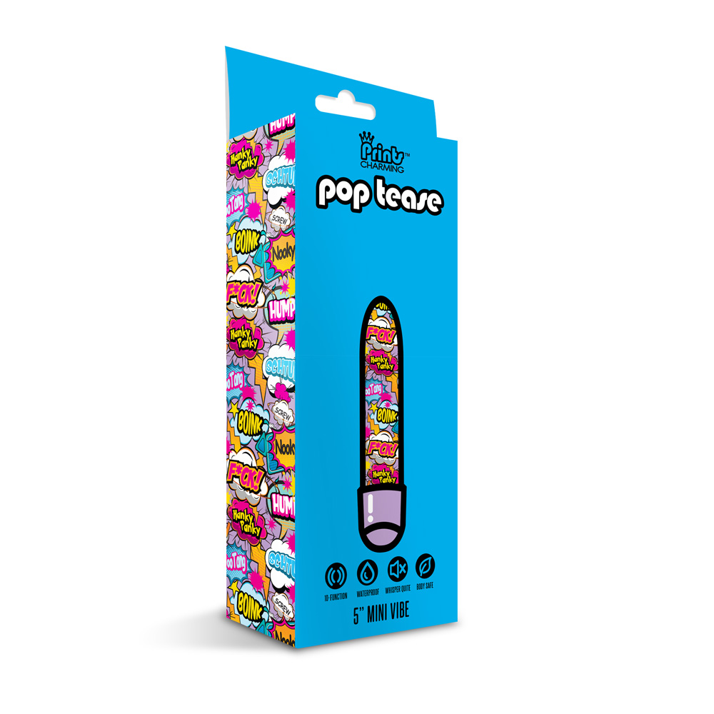 Prints Charming Pop Tease 5" Mini Vibe F*Ck Purple