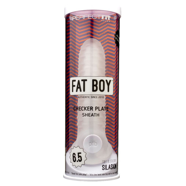 Fat Boy Checker Box Sheath 6.5" Clear