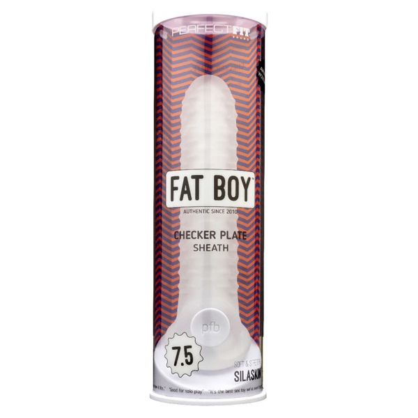 Fat Boy Checker Box Sheath 7.5" Clear