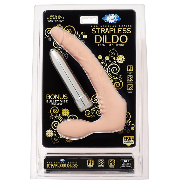 Cloud 9 Premium Strapless Dildo Kit Flesh