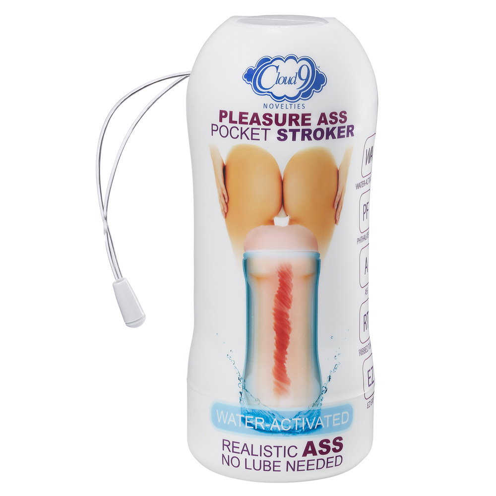 Pleasure Anal Pocket Stroker Water Activated Flesh