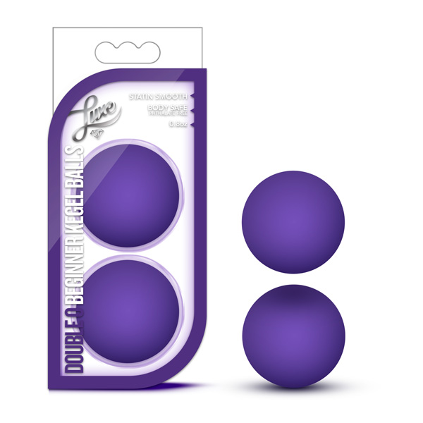 Luxe Double O Beginner Kegel Balls Purple