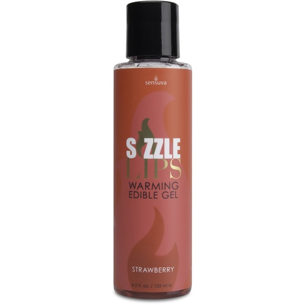 Sizzle Lips Strawberry Warming Gel 4.2 oz.