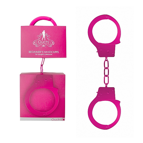 Ouch! Beginner's Handcuffs Pink Ouch! Beginner's Handcuffs Pink