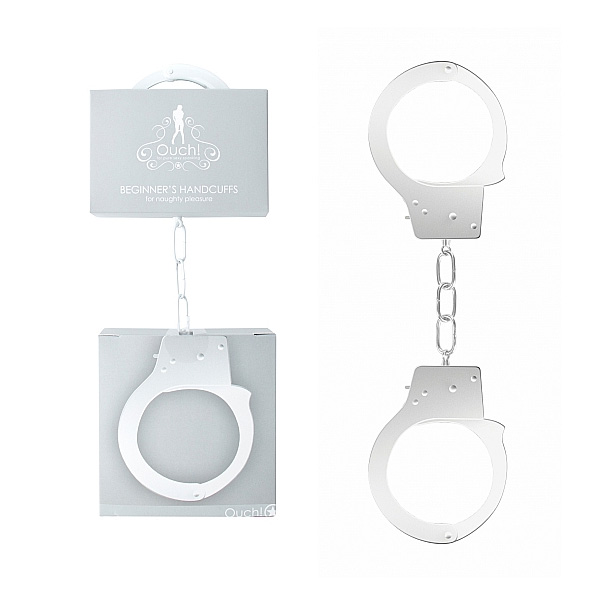 Ouch! Beginner's Handcuffs White