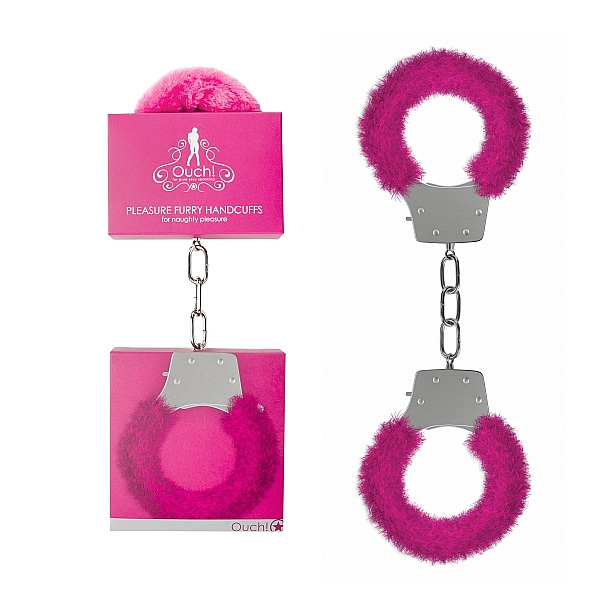 Ouch! Pleasure Handcuffs Furry Pink